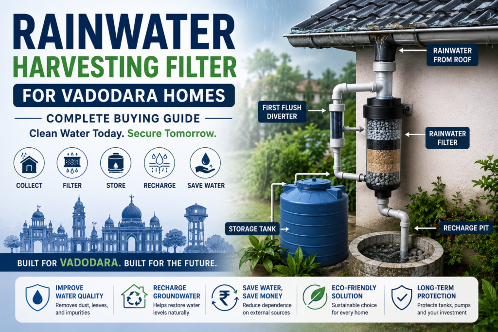 Rainwater Harvesting Filter for Vadodara Homes