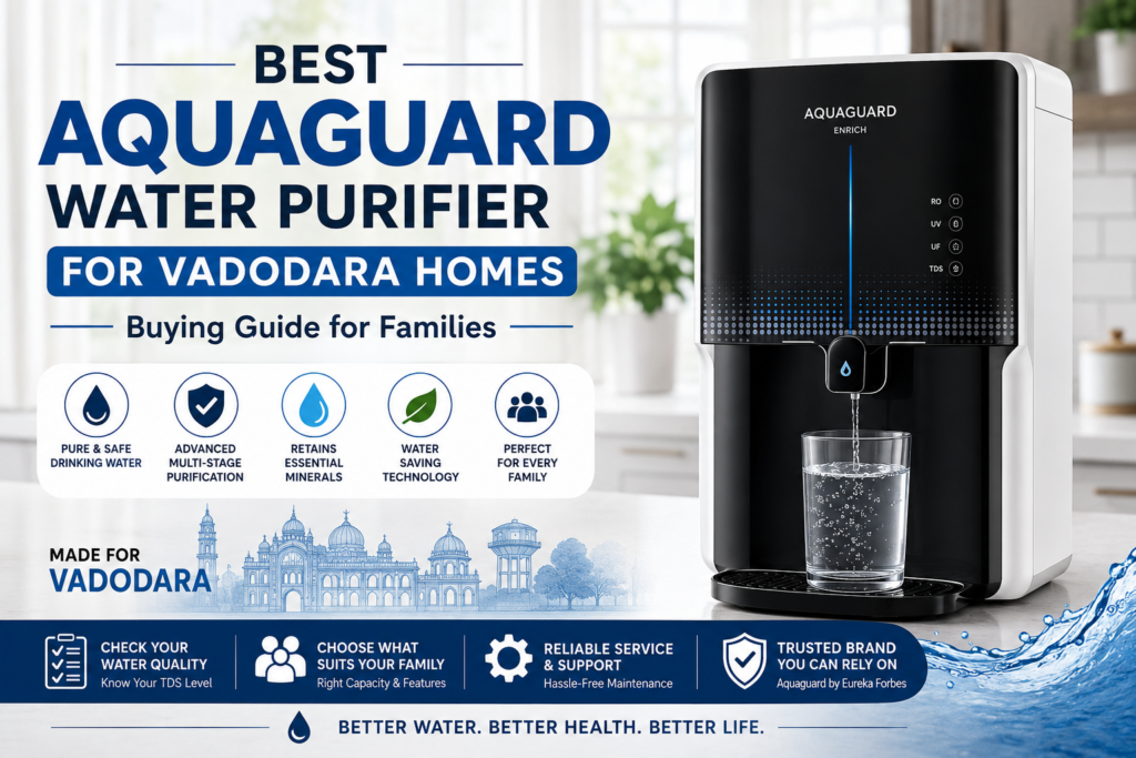 Aquaguard Water Purifier for Vadodara Family Buying Guide